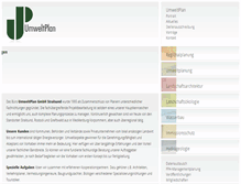 Tablet Screenshot of cms.umweltplan.de